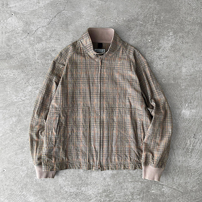 Zip Front Harrington Jacket