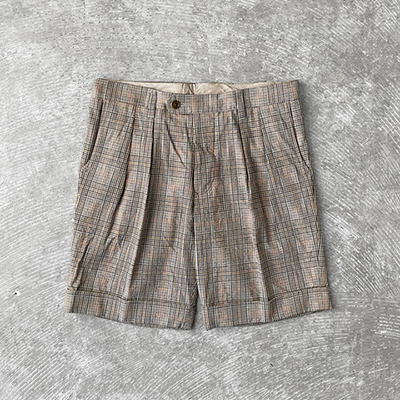 2 In-pleat Wide Shorts