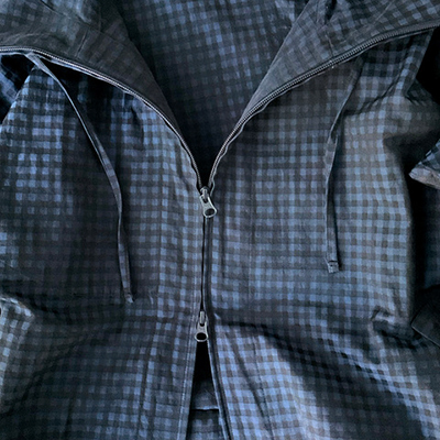 Raglan Sleeve Zip Front Parka