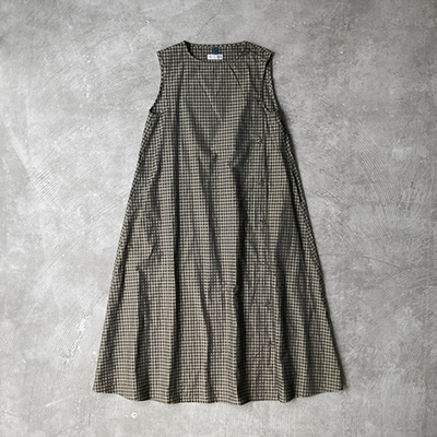 Side Button Sleeveless Dress