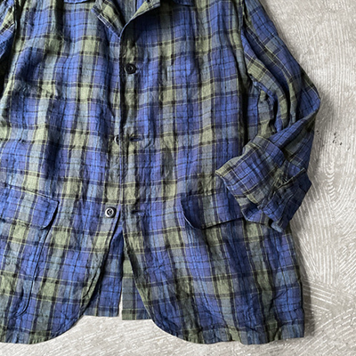 Patch & Flap Pocket Shirt Collar Jacket