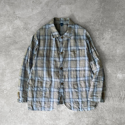 Patch & Flap Pocket Shirt Collar Jacket