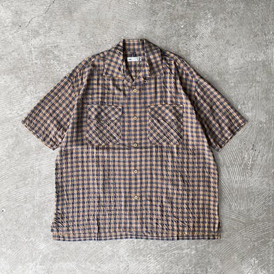Round Flap Pocket Short Sleeve Shirt