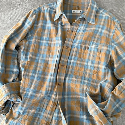 Asymmetric Pocket Work Shirt