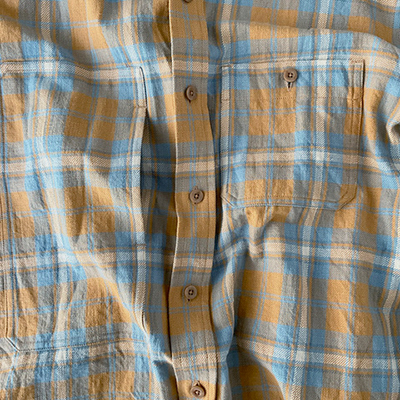 Asymmetric Pocket Work Shirt