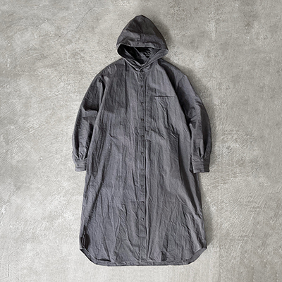 Hooded Shirt Dress