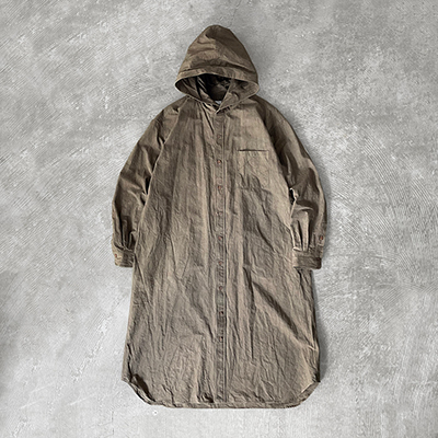 Hooded Shirt Dress