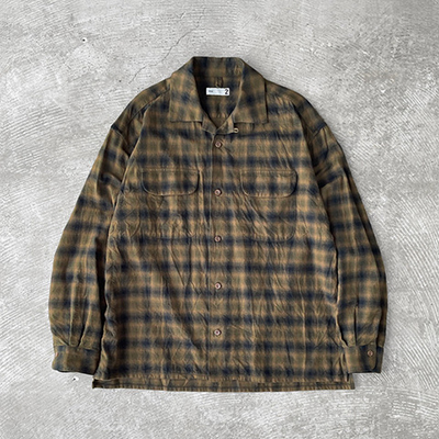 Round Flap Pocket Baggy Shirt