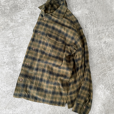 Round Flap Pocket Baggy Shirt