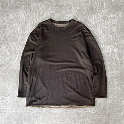 Reversible Oversized Crew Neck Shirt