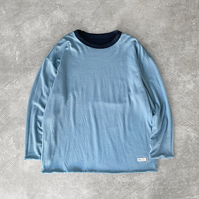 Reversible Oversized Crew Neck Shirt