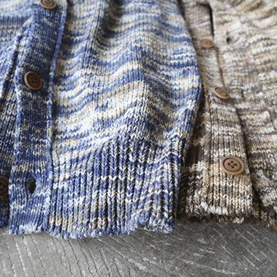 Hand Dye Mix Color Cotton Yarn Knit