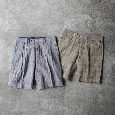L-pocket Shorts 2 In-pleat Wide Shorts