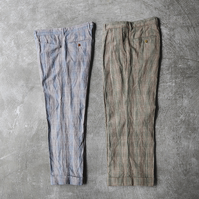 L-pocket Pants 2 In-pleat Wide Pants