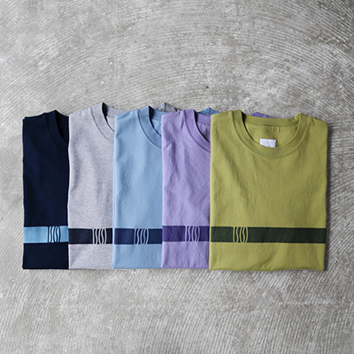 40/2 Classic Cotton Jersey Line Print T-shirt