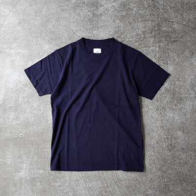 Vintage Style Cotton*Rayon Jersey Crew Neck T-shirt