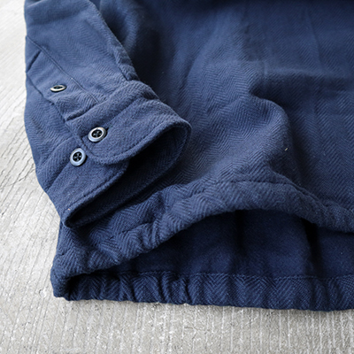 Brushed Back Cotton Herringbone Cloth