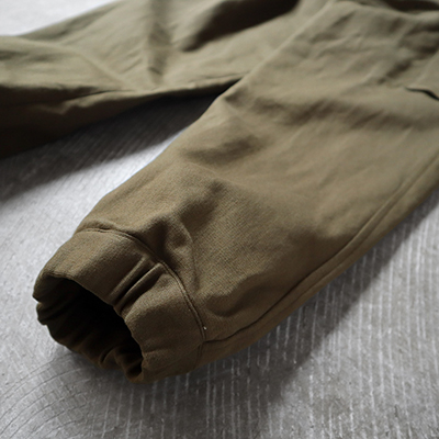 Side Flap-Pocket Cuffed Military Pants